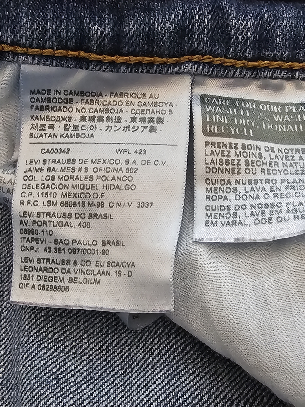 Levi's Boyfriend Ankle Jeans - Medium Wash Womens 27 Mid Rise Stretch - Picture 7 of 8